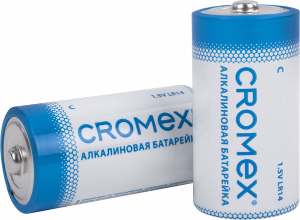 Комплект батареек Cromex Alkaline C / 456455