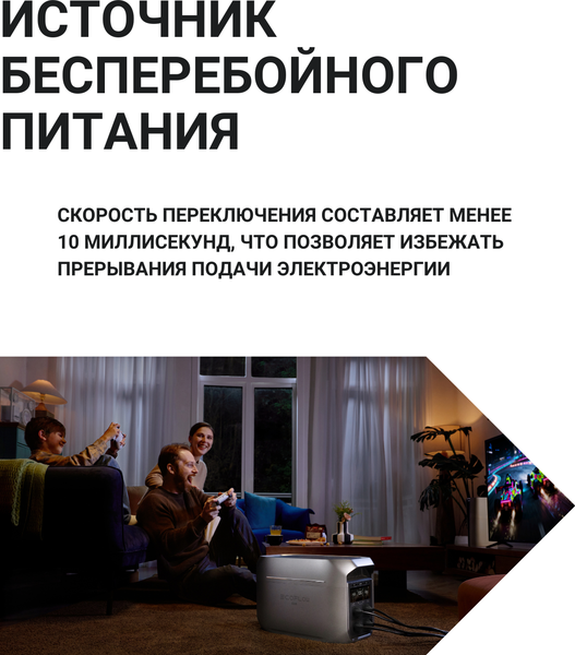 Портативная зарядная станция EcoFlow Delta 3 Max Plus