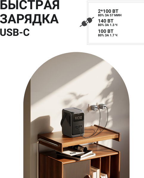 Портативная зарядная станция EcoFlow Trail 200