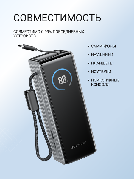 Портативное зарядное устройство EcoFlow Rapid 25k