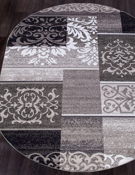 Коврик Merinos Silver D216-OVAL-GRAY