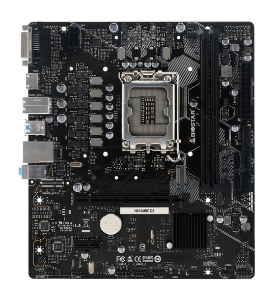 Материнская плата Biostar H610MHD D5 - фото
