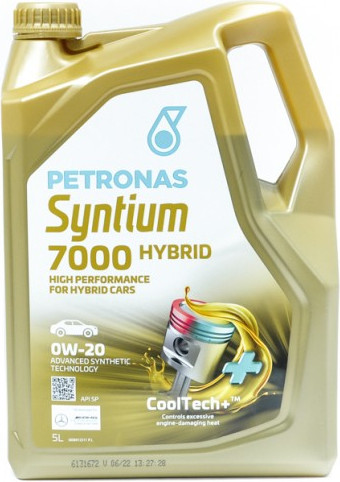 Моторное масло Petronas Syntium 7000 Hybrid 0W20 / 70803M12EU - фото
