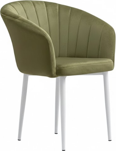 Стул Памир Версаль F72 поворотный (оливковый/белая опора) - фото