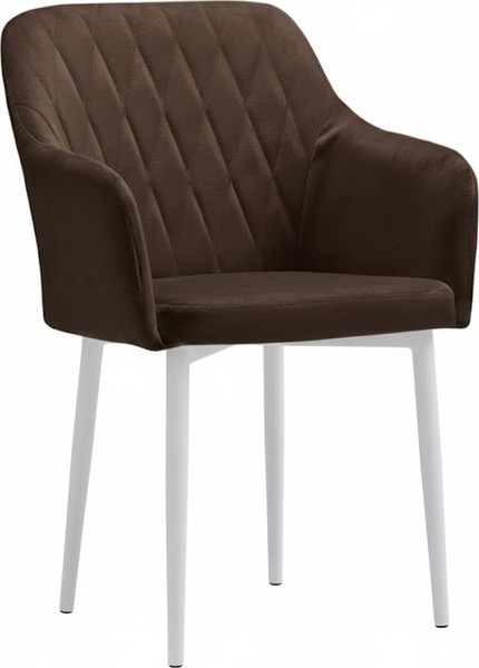 Стул Памир Марсель F31 поворотный (коричневый/белая опора) - фото