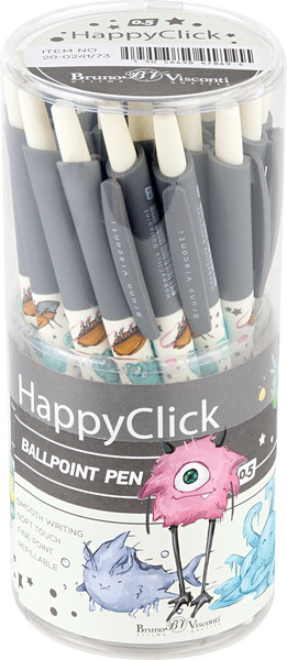 Ручка шариковая Bruno Visconti HappyClick. Монстрики / 20-0241/73