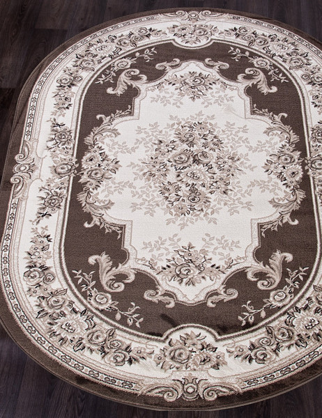 Ковер Merinos Valencia Deluxe 4015-OVAL-BROWN