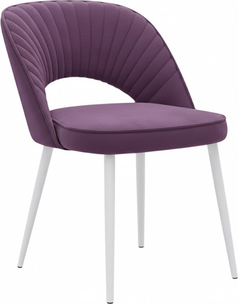 Стул Памир Новара F68 поворотный (фиолетовый/белая опора) - фото