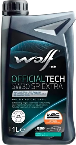 Моторное масло WOLF Officialtech 5w30 C3 Sp Extra / 1049358 - фото