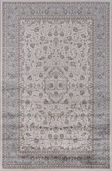 Ковер Merinos Valencia Deluxe F014-STAN-CREAM-L.BLUE - фото