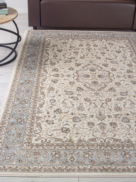 Ковер Merinos Valencia Deluxe F014-STAN-CREAM-L.BLUE