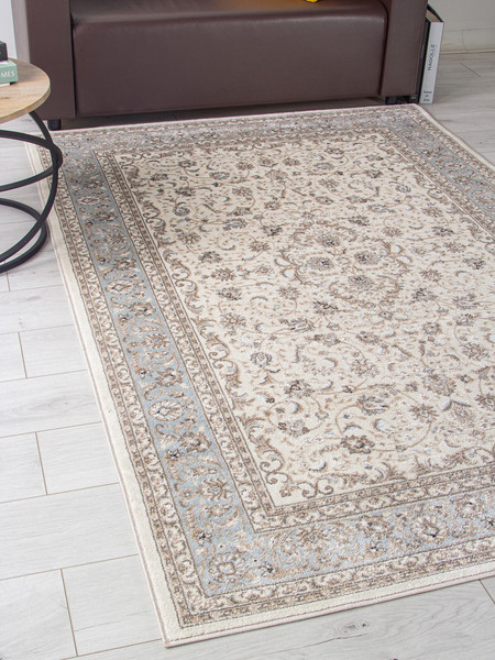 Ковер Merinos Valencia Deluxe F014-STAN-CREAM-L.BLUE