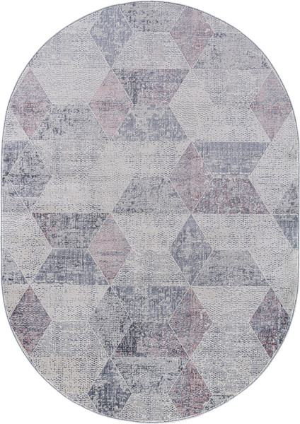 Ковер Merinos Zumma F257-OVAL-PINK - фото