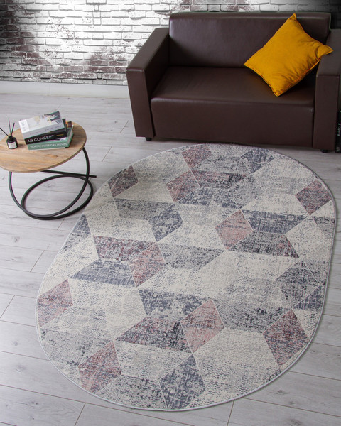 Ковер Merinos Zumma F257-OVAL-PINK