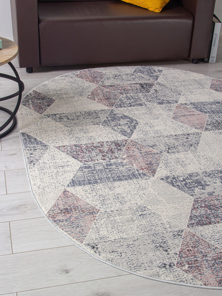 Ковер Merinos Zumma F257-OVAL-PINK