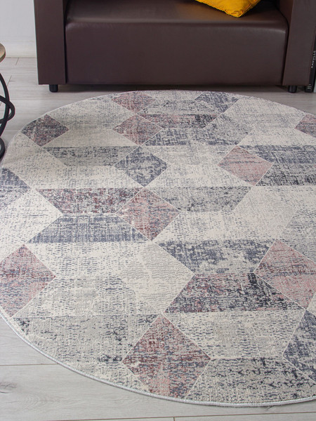 Ковер Merinos Zumma F257-OVAL-PINK