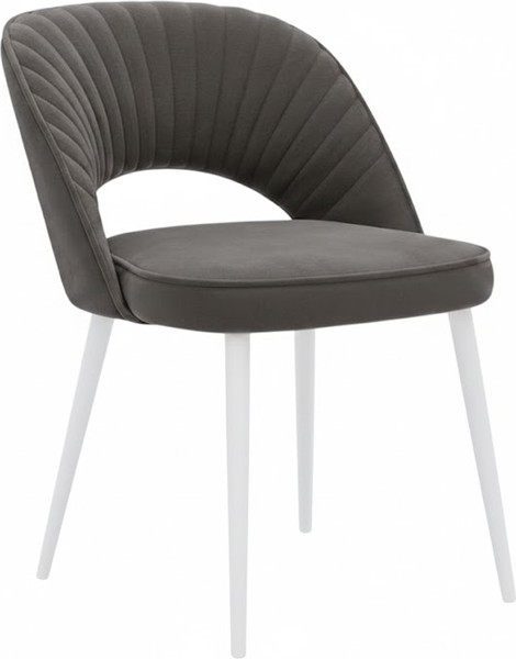 Стул Памир Новара F82 поворотный (серый/зеленый/белая опора) - фото