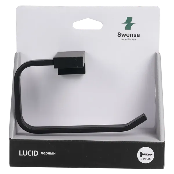 Держатель для туалетной бумаги SWENSA Lucid SWR-5400-05-BLK