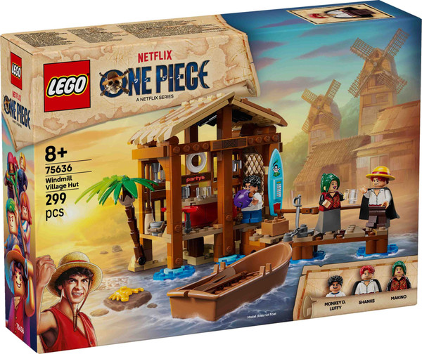 Конструктор Lego Netflix One Piece Хижина в деревне Фууша 75636 - фото