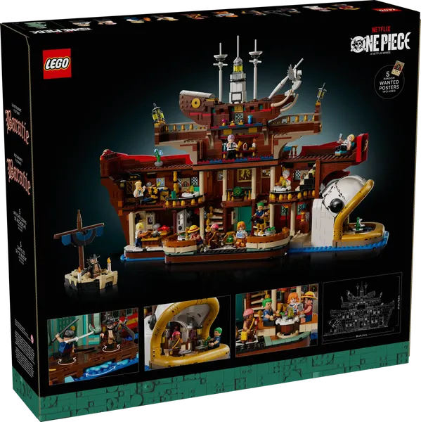 Конструктор Lego Netflix One Piece Плавающий ресторан Baratie 75640 - фото