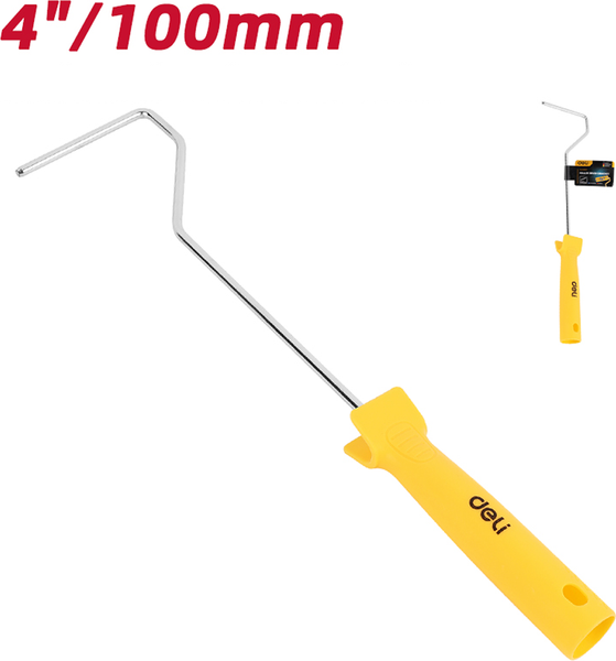 Ручка для малярного валика Deli ф6мм 100мм / EDL509501