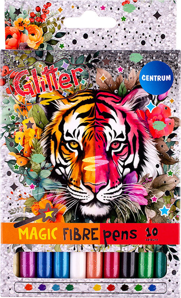 Фломастеры Centrum Glitter / 81321 - фото