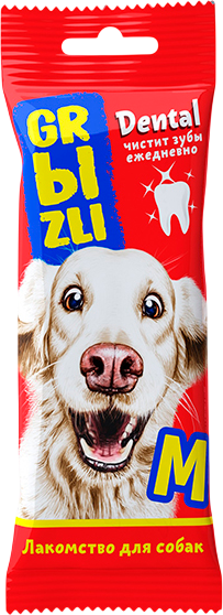 Лакомство для собак GRЫZLI Жевательное для средних пород / 2324 - фото