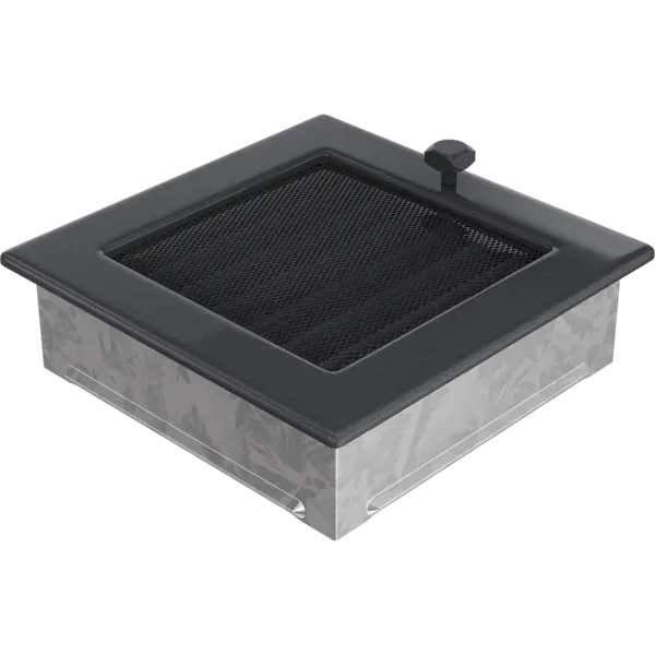 Решетка вентиляционная для камина Kratki С жалюзи GX 17x17