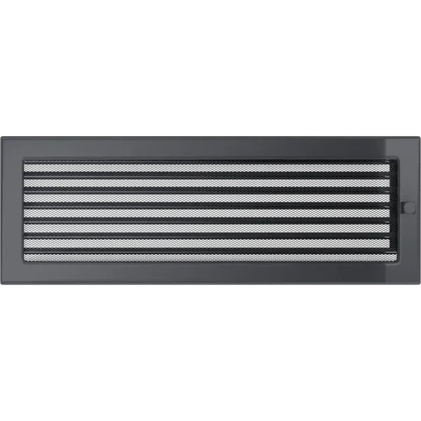 Решетка вентиляционная для камина Kratki С жалюзи GX 17x49 - фото