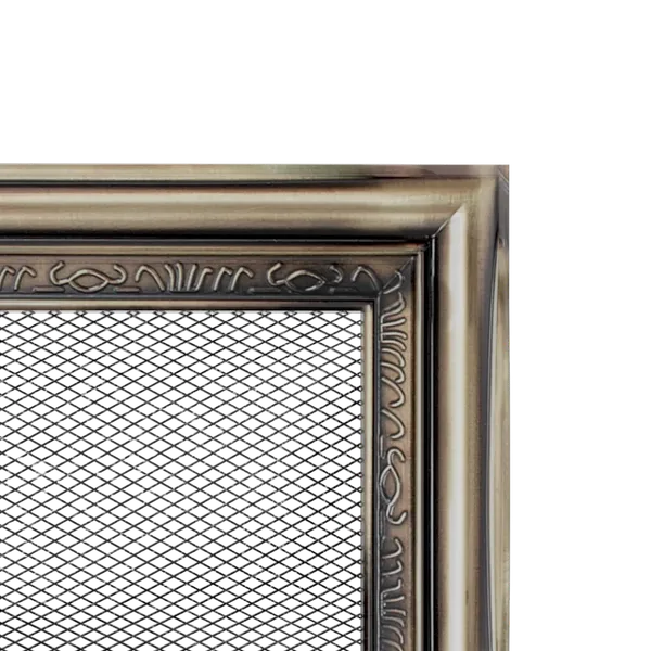 Решетка вентиляционная для камина Kratki Рустик R 17x17