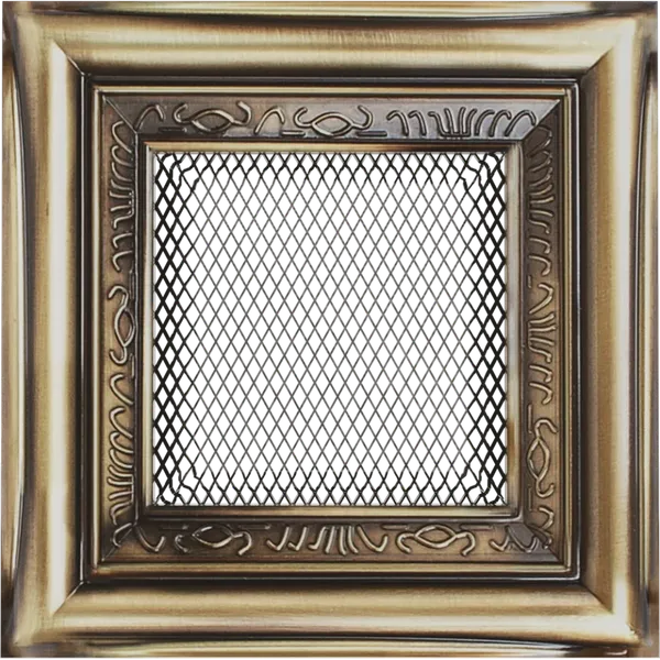 Решетка вентиляционная для камина Kratki Рустик R 17x30 - фото