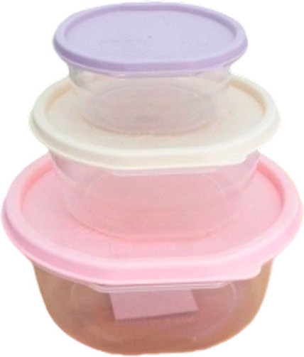 Набор контейнеров ILikeGift Color life round / 6931-3 - фото