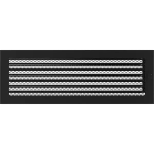 Решетка вентиляционная для камина Kratki С жалюзи CX 17х49 - фото