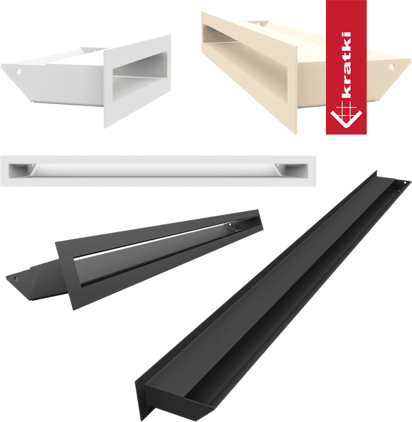 Решетка вентиляционная для камина Kratki Luft B 9x100