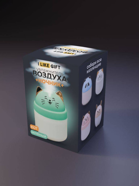Ультразвуковой увлажнитель воздуха ILikeGift Cat / 139P-002
