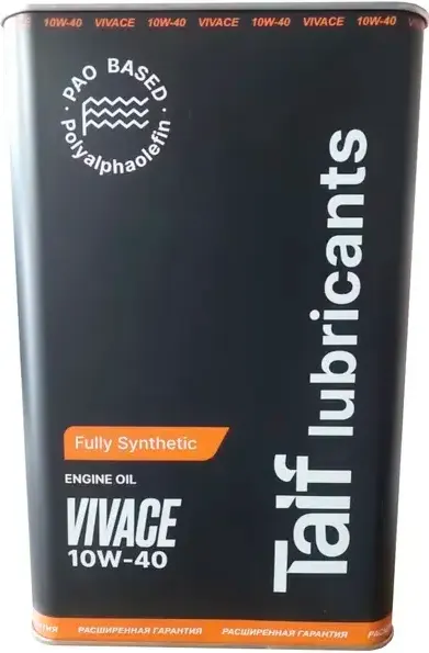 Моторное масло Taif Vivace 10W40 SN/CF A3/B4 / 211165 - фото