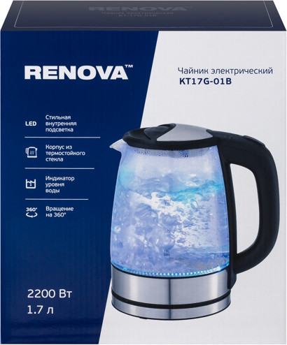 Электрочайник Renova KT17G-01B