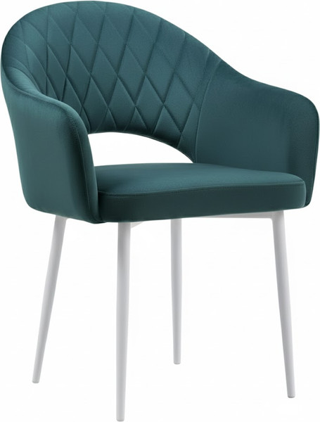 Стул Памир София F76 поворотный (зеленый/синий/белая опора) - фото