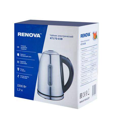 Электрочайник Renova KT17S-03B