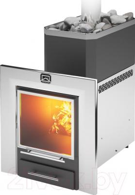 Печь-каменка Теплодар Русь-Панорама 18 ЛНЗП Профи (без дверцы) - фото