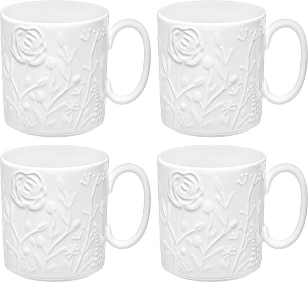 Кружка с блюдцем Elan Gallery Полевые цветы / 950401