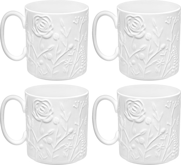 Кружка с блюдцем Elan Gallery Полевые цветы / 950401