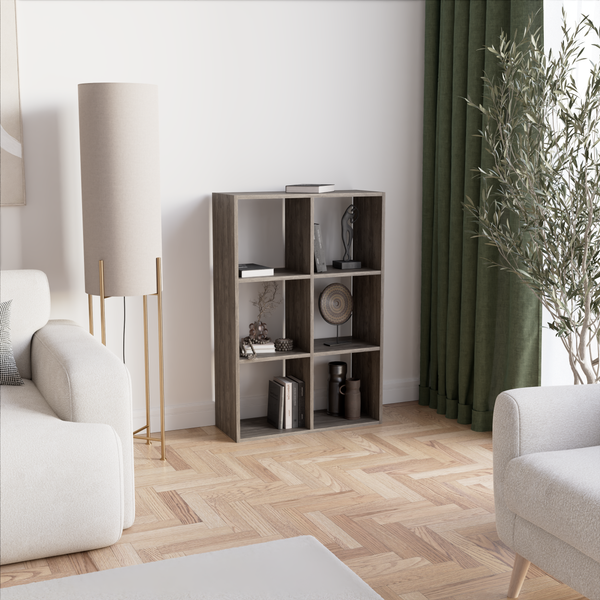 Стеллаж Кортекс-мебель Дельта-6 71x105