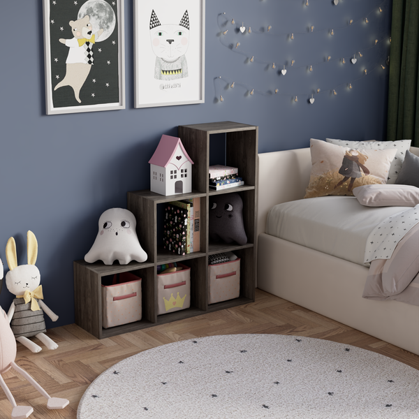 Стеллаж Кортекс-мебель Дельта-6ст 105x105