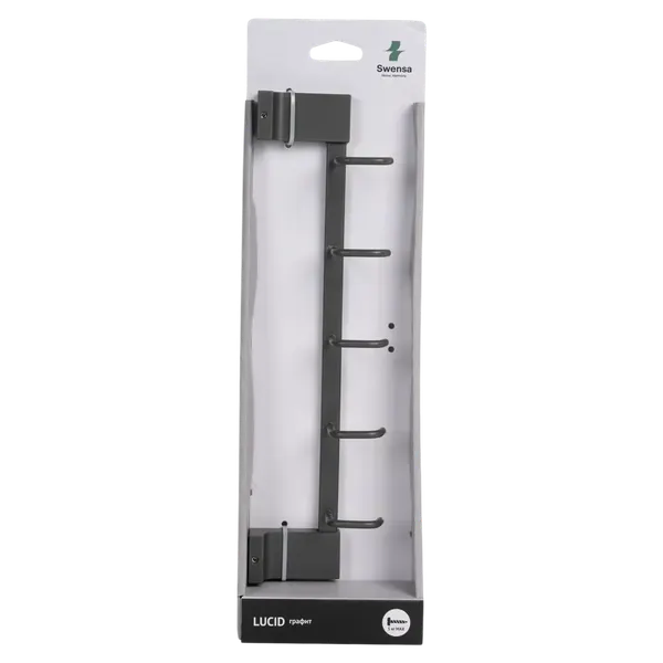 Планка для крючков SWENSA Lucid SWR-5400-11-GRY