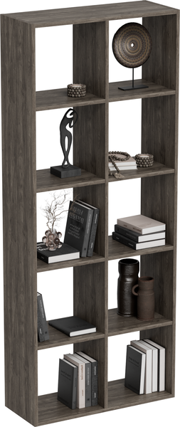 Стеллаж Кортекс-мебель Дельта-10 71x175