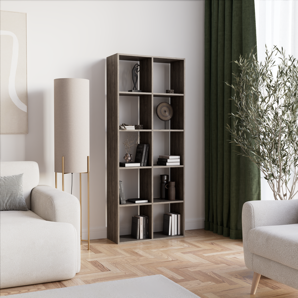 Стеллаж Кортекс-мебель Дельта-10 71x175