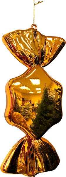 Елочная игрушка GreenTerra Конфета Карамель 30см / 202517А