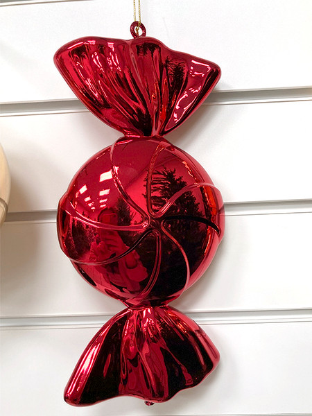 Елочная игрушка GreenTerra Конфета Карамель 30см / 202517