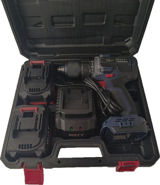 Аккумуляторная дрель-шуруповерт Watt WAS-18 Li-2BL
